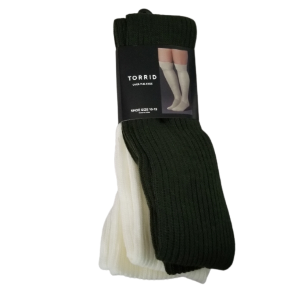 Torrid Over Knee Socks 10-13